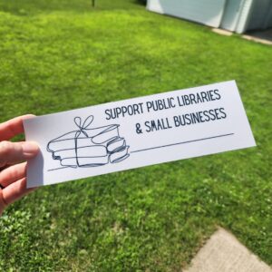 Support Public Libraries and Small Businesses bookmark