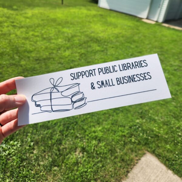 Support Public Libraries and Small Businesses bookmark